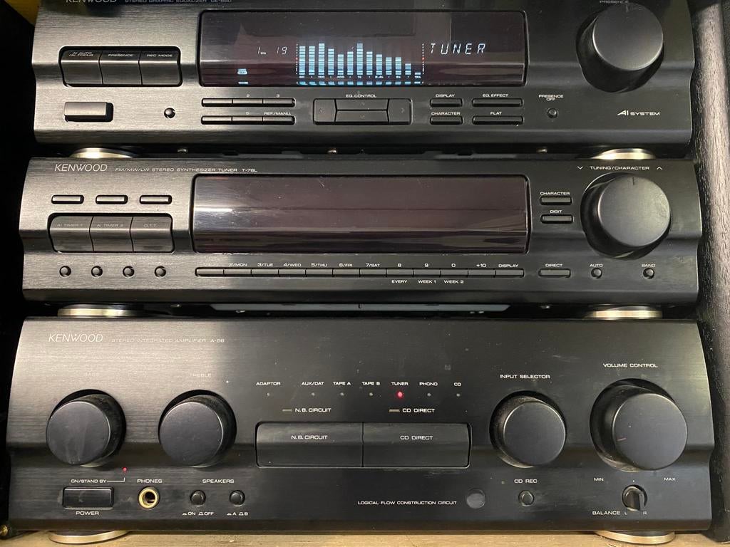 Hi-Fi Kenwood éléments séparés, Autres marques, Enlèvement, Composants en vrac, Utilisé