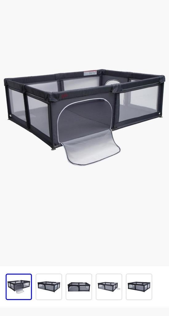 Babybox/Grondbox grijs 150 x 200 x 68 cm, Ophalen, Zo goed als nieuw