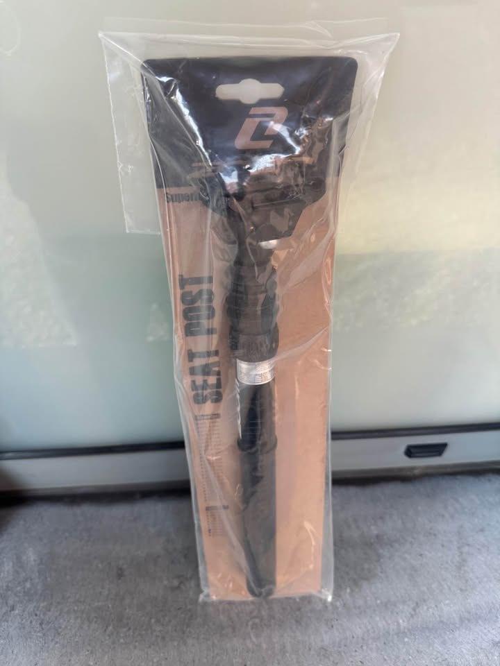 Fiets Zadelpen 27.2 mm – 350 mm – Zwart – Nieuw, Fietsen en Brommers, Fietsonderdelen, Ophalen of Verzenden, Nieuw, Zadel