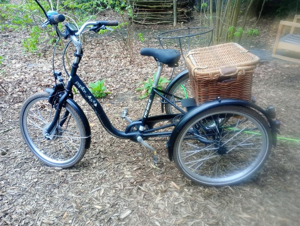 Driewieler tri-bike elektrisch, Fietsen en Brommers, Fietsen | Driewielfietsen, Ophalen, Gebruikt, Tri Bike