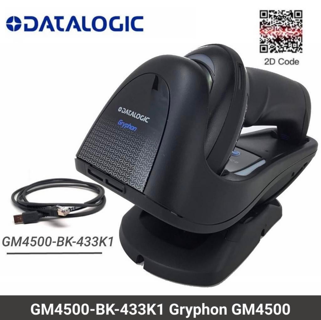 Datalogic Gryphon GM4500-BK-433K1 Barcode Scanner (wireless), Ophalen of Verzenden, Zo goed als nieuw