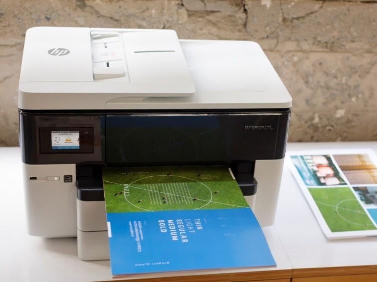 Imprimante HP OfficeJet Pro 7740, Computers en Software, Ophalen, Gebruikt, Inkjetprinter, All-in-one