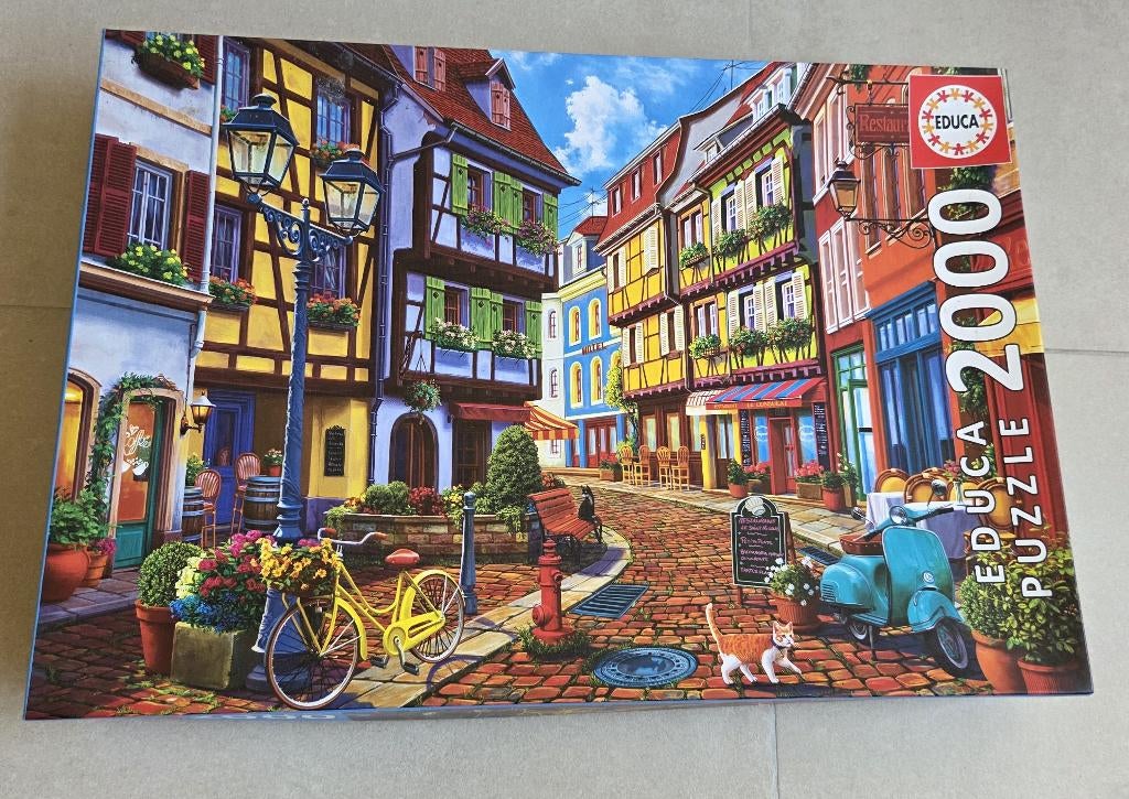 Puzzel Straat Educa 2000, Enlèvement ou Envoi, Plus de 1 500 pièces, Utilisé, Puzzle