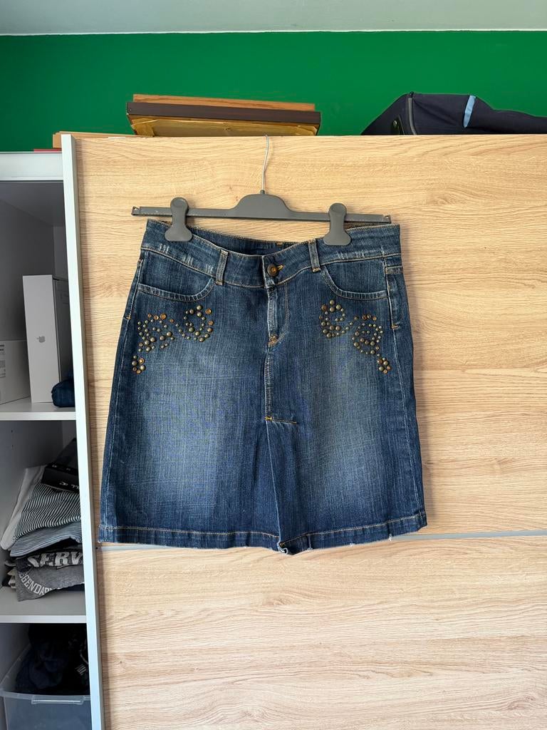 Jeans rokje maat 42, Kleding | Dames, Rokken, Blauw, Maat 42/44 (L), Ophalen of Verzenden, Zo goed als nieuw