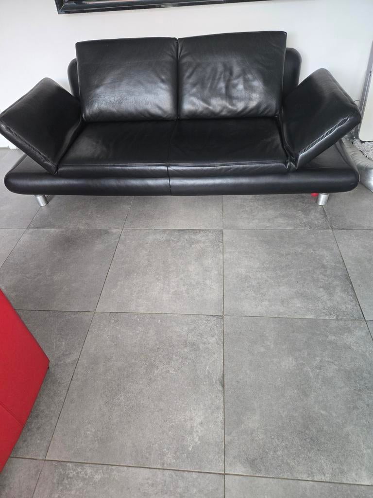 Lederen zitel te koop, Huis en Inrichting, Ophalen, Gebruikt, Leer, Moderne