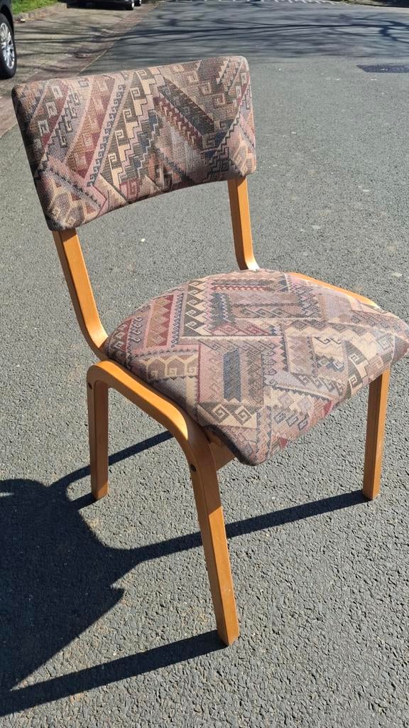 25 danish scandinavisch design horeca stapelbaar vintage lot, Ophalen of Verzenden, Stof