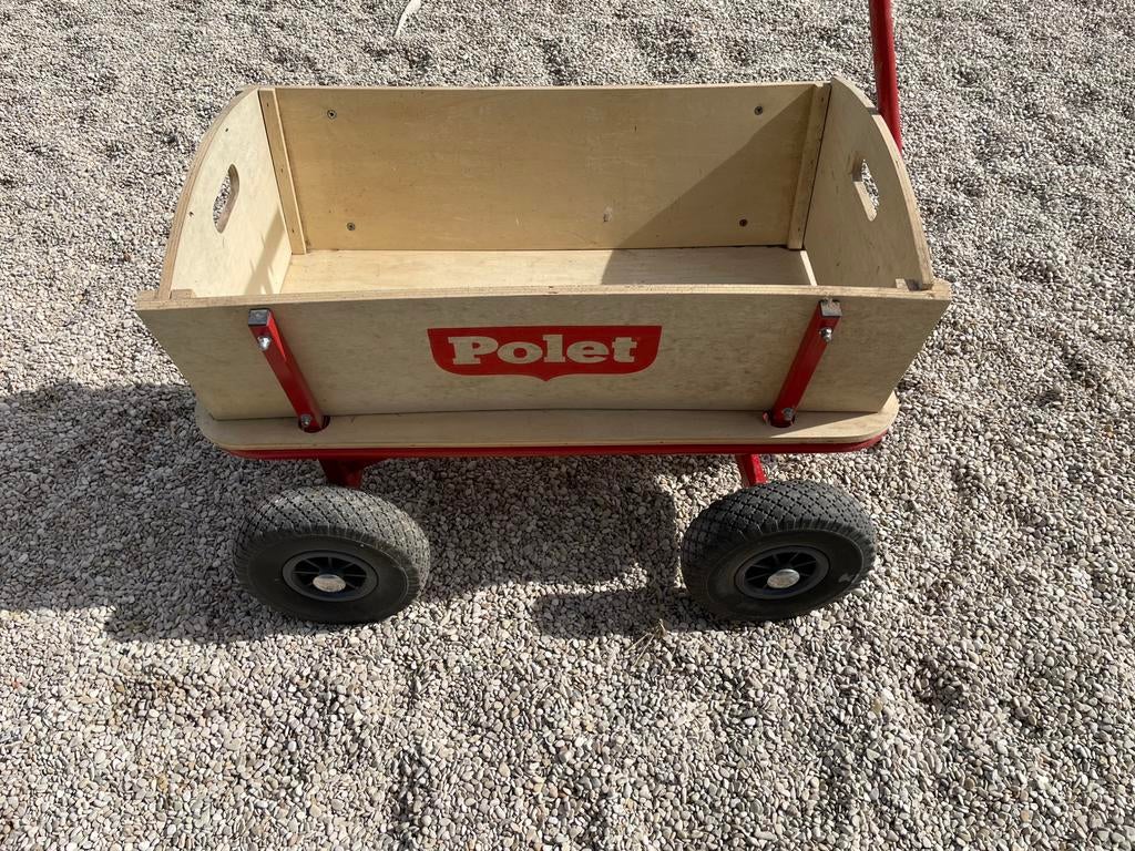 Houten Bolderkar Polet, Caravans en Kamperen, Ophalen