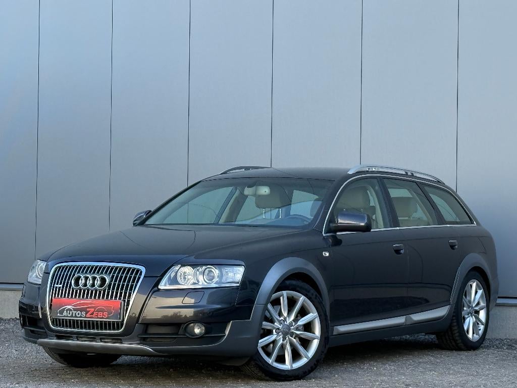 Audi A6 Allroad 2.7TDi V6 Automaat Quattro Luchtvering, Autos, Audi, Cuir, Argent ou Gris, Achat, Entreprise