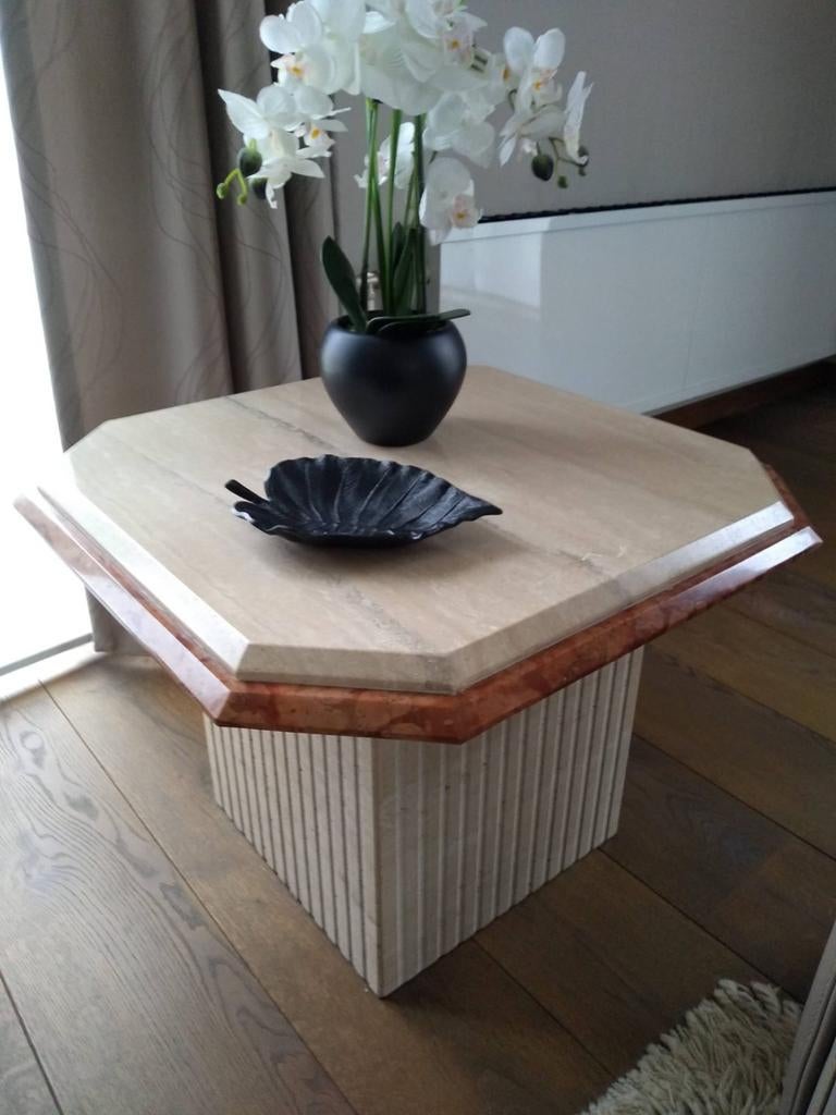 Salontafel en bijzettafel in graniet, Huis en Inrichting, Tafels | Salontafels, Ophalen