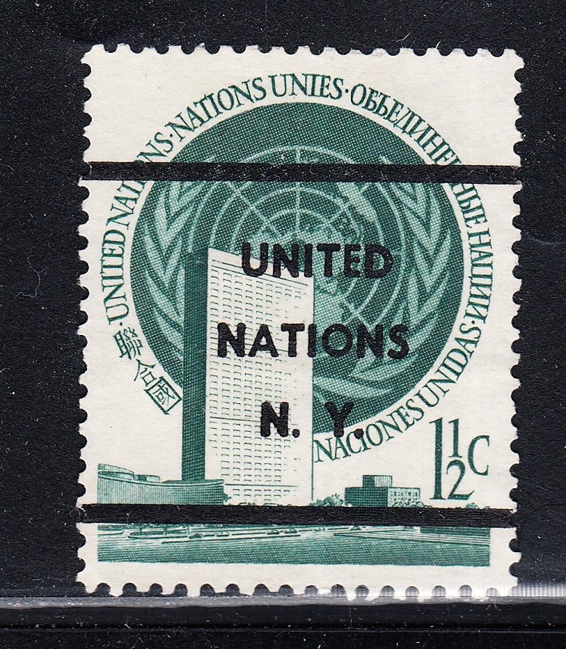 3756 - VN New York michel 2 gestempeld , UNO Hoofdkantoor in, Postzegels en Munten, Verzenden, Gestempeld, Noord-Amerika