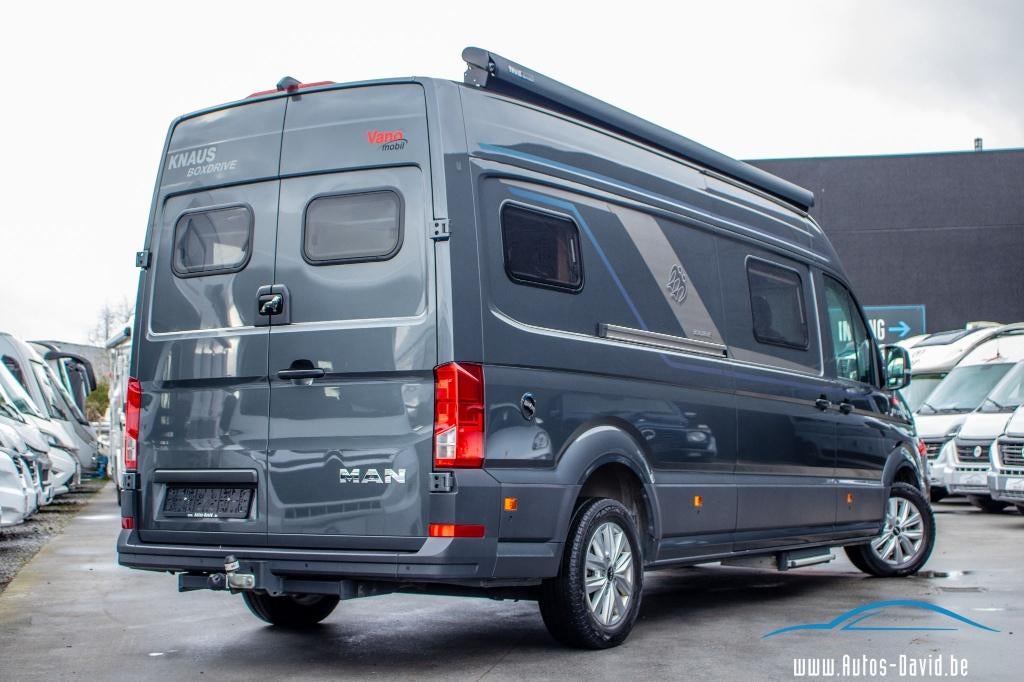 Knaus BoxDrive 680 ME Excalibur Plus 2.0 TDI 177 CV 3 Lits, Caravanes & Camping, Camping-cars, Marchepied électrique, Réfrigérateur