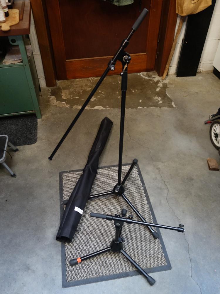 micro statief, Muziek en Instrumenten, Ophalen, Zo goed als nieuw, Muziekstandaard, Microfoon