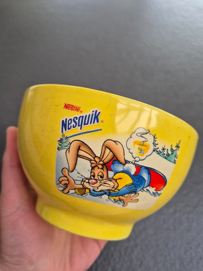 Antieke Nesquick kom, Enlèvement