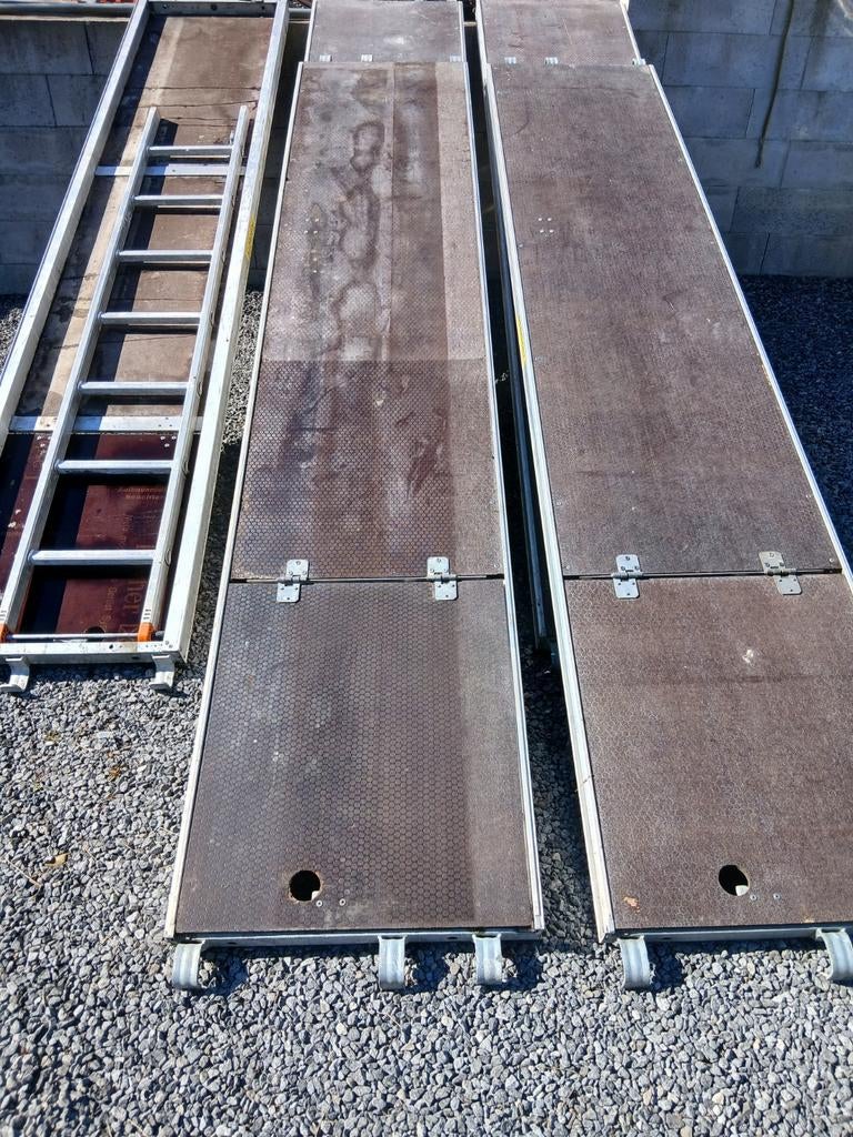 Planchers aluminium 3,07m échafaudage multidirectionnels., Bricolage & Construction, Enlèvement