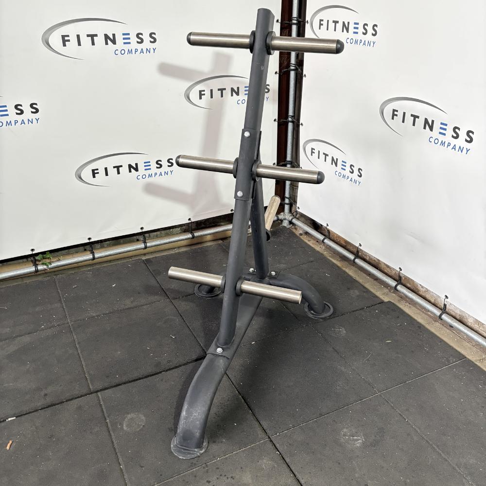 Lifemaxx - Lmx1030.50w - Weightplate Rack 50mm - Zwart, Ophalen of Verzenden, Gebruikt, Benen, Halterschijven