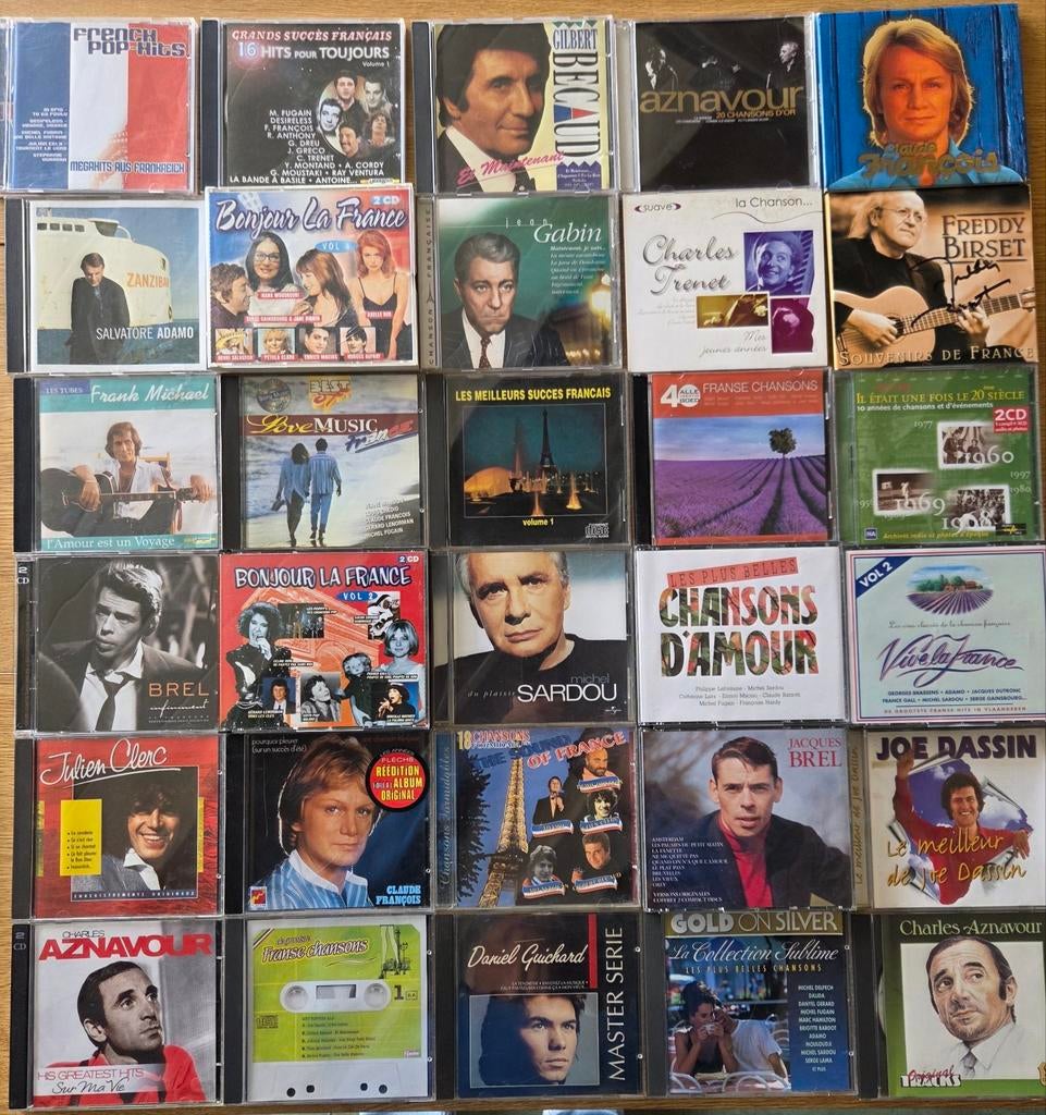 Lot Franse cd's, Cd's en Dvd's, Cd's | Wereldmuziek, Ophalen