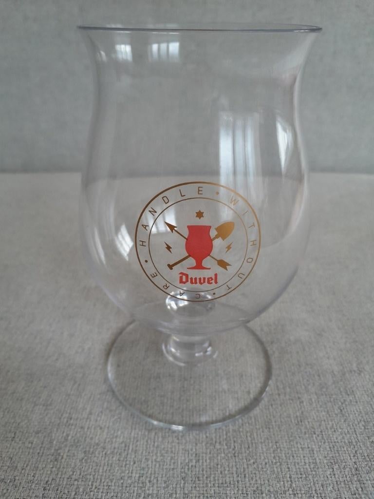 À manipuler sans entretien : verre en plastique Duvel Tritan, Enlèvement ou Envoi, Utilisé, Verre ou Verres, Duvel