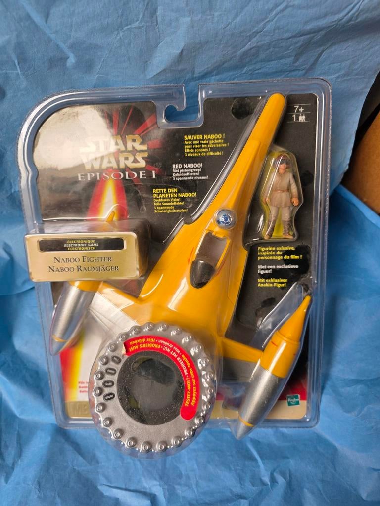 Star Wars Episode I Naboo Fighter, geproduceerd door Hasbro, Ophalen of Verzenden, Actiefiguurtje
