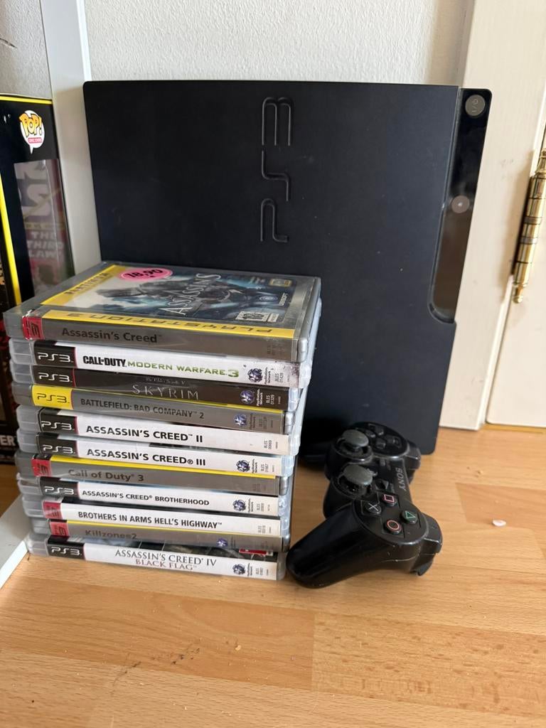 Playstation 3 avec jeux, Games en Spelcomputers, Spelcomputers | Sony PlayStation 3, Ophalen, Zo goed als nieuw, Met games