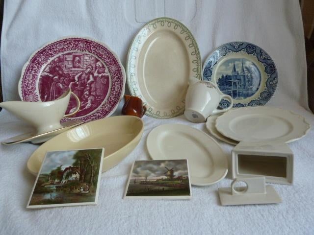 Villeroy & Boch, Boch Frères, Delft, Maastrichtse keramiek., Antiek en Kunst, Ophalen of Verzenden