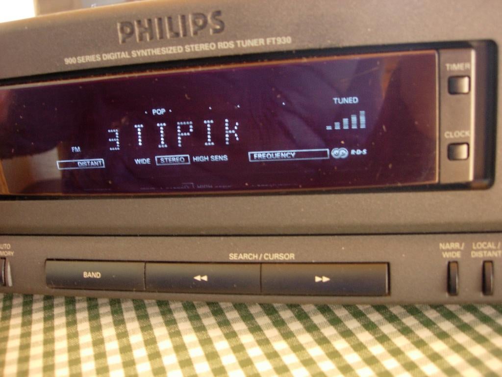 De herziene Philips FT 930 RDS-tuner wordt getest, Ophalen of Verzenden, Refurbished