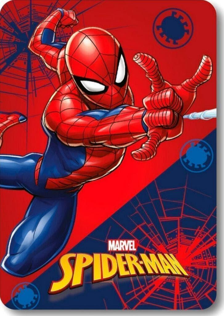 Spiderman Fleece Deken Strike - Marvel Fleecedeken / Plaid, Nieuw, Ophalen of Verzenden, Deken of Dekbed, Jongetje