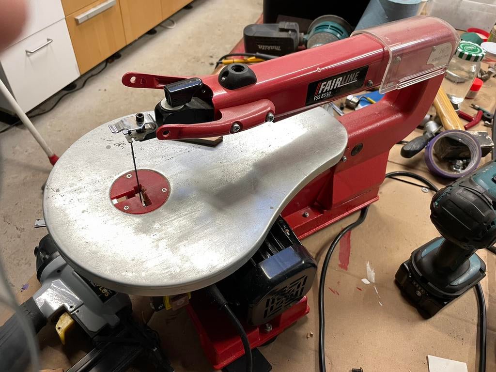 Figuurzaagmachine, Doe-het-zelf en Bouw, Gereedschap | Zaagmachines, Ophalen, Gebruikt, Figuurzaag