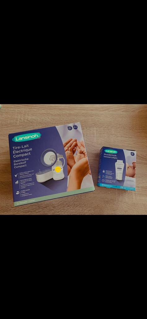 Borstkolf van het merk Lasinoh met diepvrieszakjes !, Ophalen, Zo goed als nieuw, Borstkolf