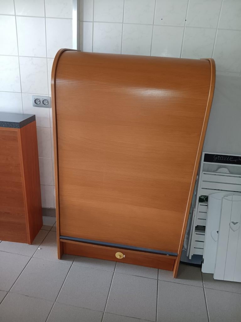 Roldeurkast bureau secretaire computerkast, Huis en Inrichting, Ophalen