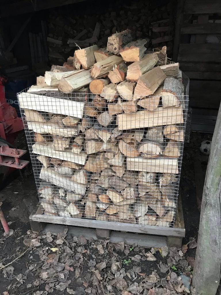 Droog brandhout gestapelde kubieke meter, Ophalen of Verzenden