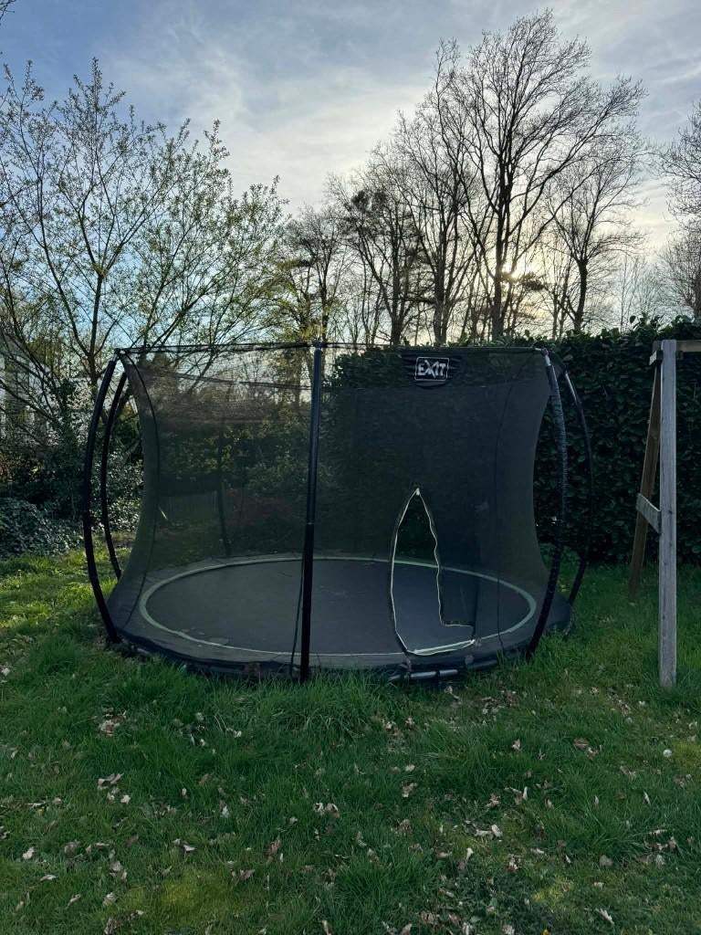Trampoline, Kinderen en Baby's, Speelgoed | Buiten | Trampolines, Ophalen, Gebruikt