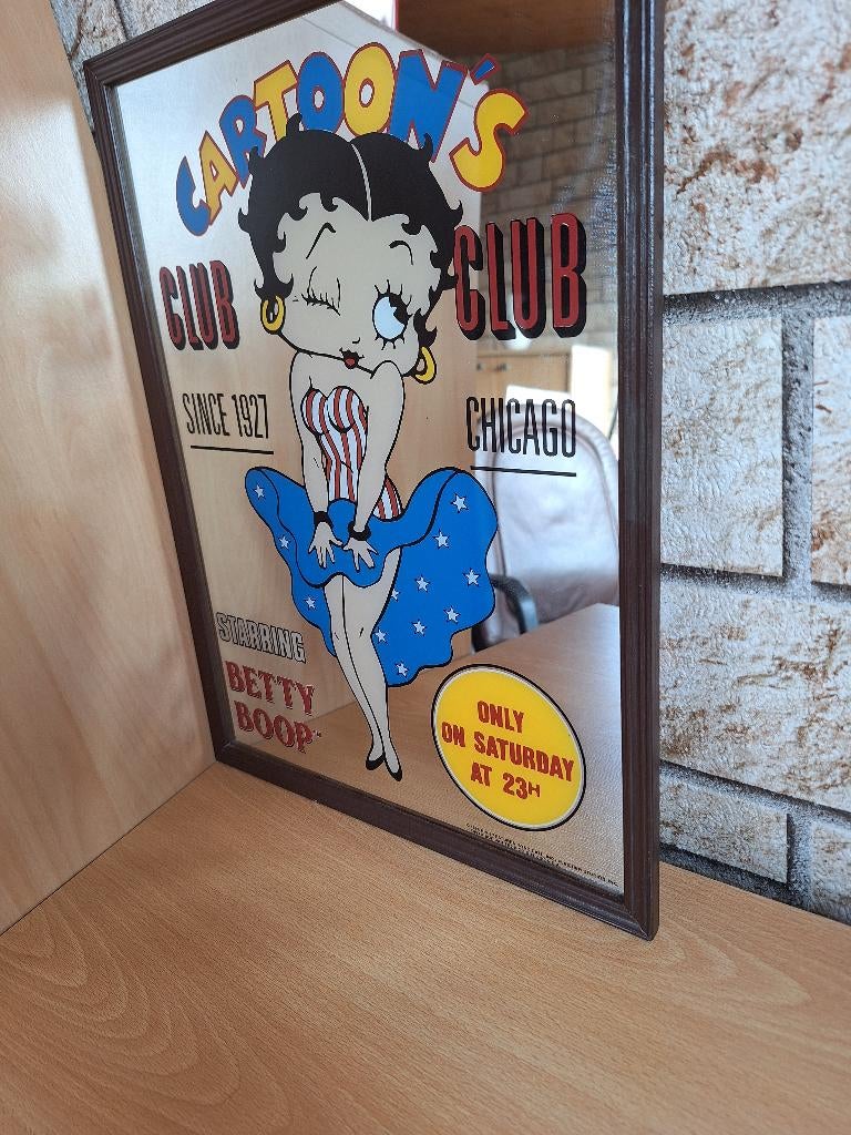 Betty Boop Mirror Cartoon's Club 1994 gesigneerd, Ophalen of Verzenden, Nieuw, Mens