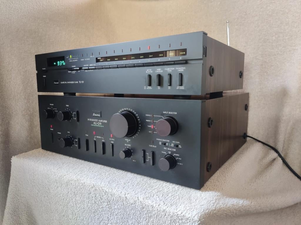 Sansui AU-D9 en Sansui TU-S9, Audio, Tv en Foto, Versterkers en Ontvangers, Ophalen, Gebruikt, Stereo
