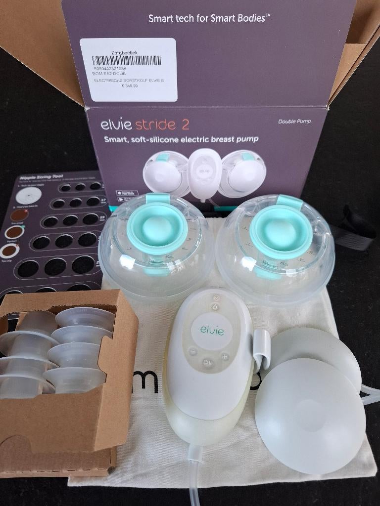 Elvie stride 2.0 dubbele kolf, Kinderen en Baby's, Babyvoeding en Toebehoren, Zo goed als nieuw, Borstkolf, Ophalen of Verzenden
