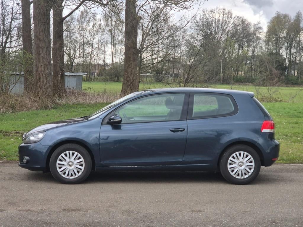 VW Golf 6 - 1.4i - PDC V+A - 1e eigenaar + onderhoudsboek, Auto's, Voorwielaandrijving, Euro 5, Stof, Blauw
