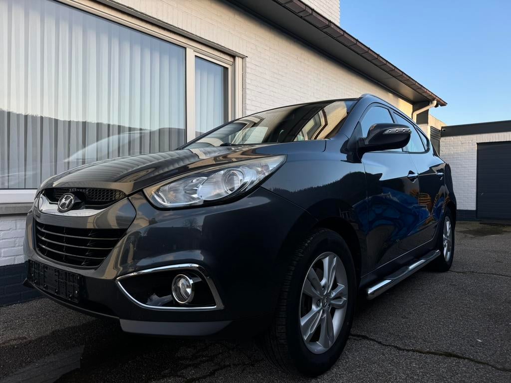 Hyundai iX35 2.0i Benzine – Trekhaak –2010 – Nette staat, Auto's, Hyundai, Lederen bekleding, Zwart, Leder en Stof, Handgeschakeld