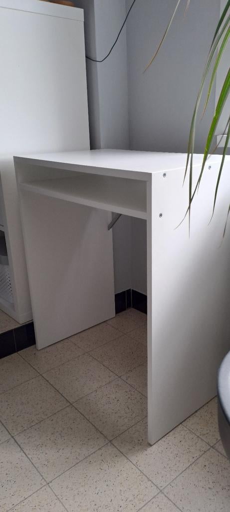 Bureau, blanc, 65x40 cm état neuf a saisir ↙️ ️️, Maison & Meubles, Bureaux, Neuf, Bois, Blanc, Espace de rangement, Enlèvement