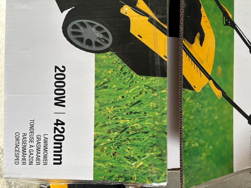 Elektrische grasmaaier voor klein gazon, Tuin en Terras, Grasmaaiers, Ophalen, Cirkelmaaier, Elektrische grasmaaier, Zo goed als nieuw