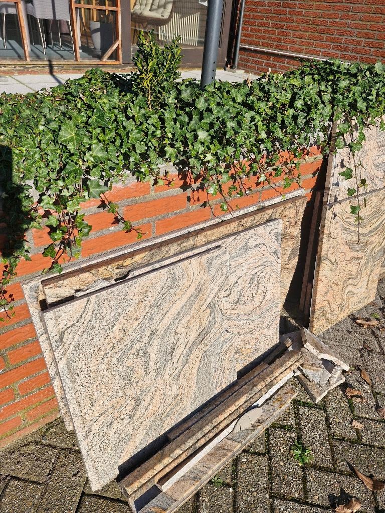 Marmer plaat, Doe-het-zelf en Bouw, Ophalen, Gebruikt