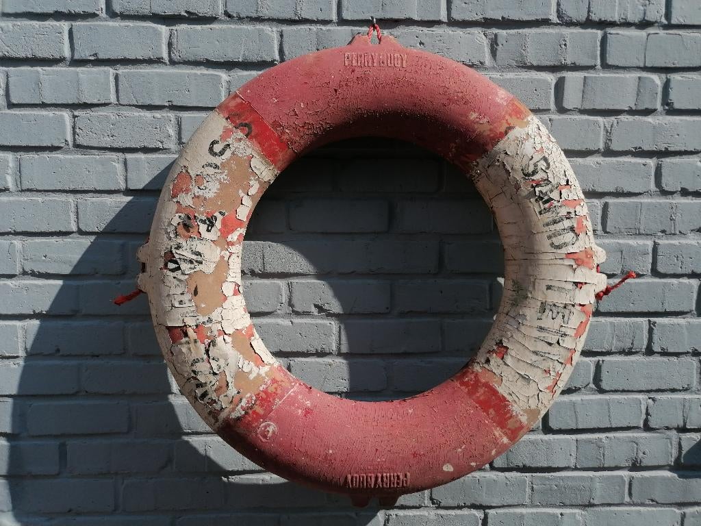 reddingsboei  retro  perry buoy, Ophalen of Verzenden, Gebruikt, Gebruiksvoorwerp