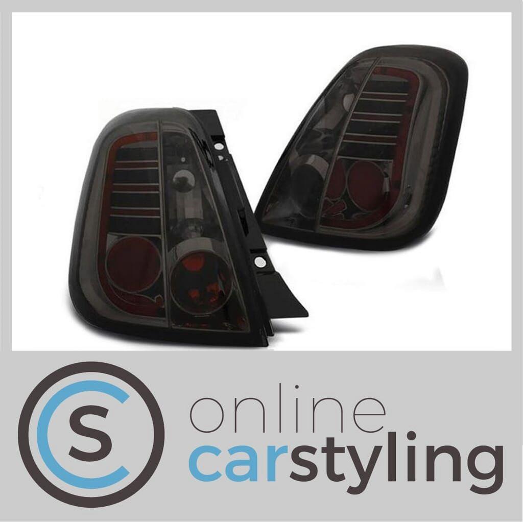 LED Achterlichten Fiat 500 Smoke, Auto-onderdelen, -, -, Nieuw, Ophalen of Verzenden