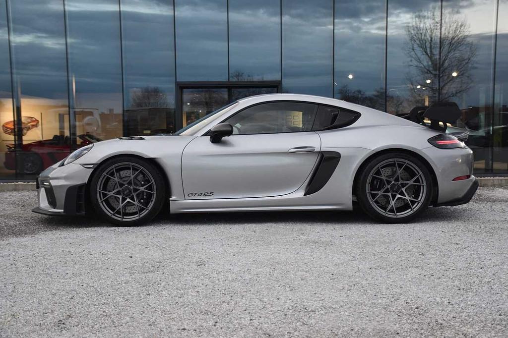 Porsche 718 Cayman GT4RS Weissach Clubsport Lift (bj 2022), Auto's, Porsche, Gebruikt, Alcantara, 1415 kg, Bedrijf