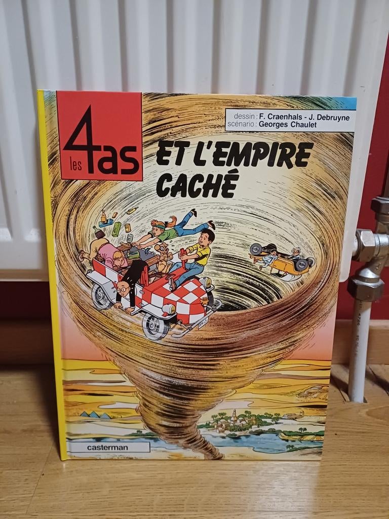Bd les 4as (les 4 as) et l'empire caché EO Tome 28, Livres, BD, Une BD, Enlèvement ou Envoi, Comme neuf