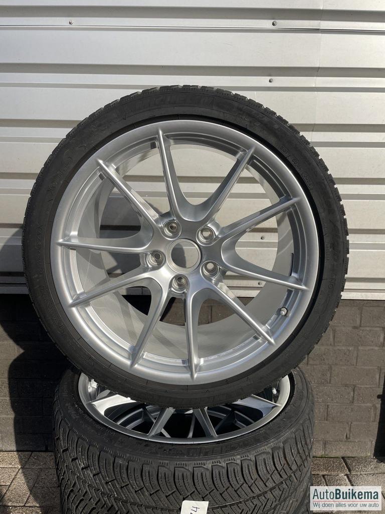 Winterset 20'' Porsche 911 991 Carrera 4S C4 Michelin TPMS, Gebruikt, -, -, Banden en Velgen