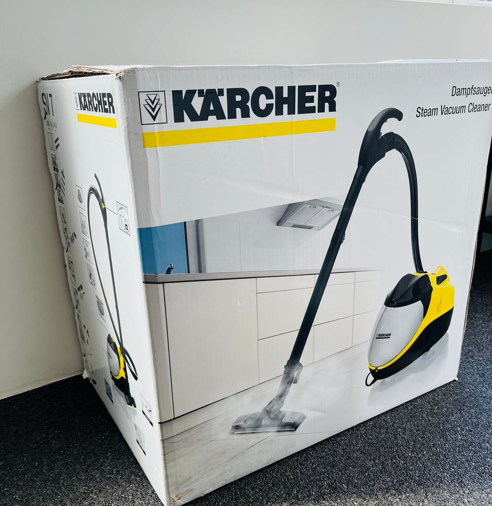 Kärcher SV 7 / Karcher SV7 stoomreiniger, stofzuiger, droger, Ophalen, Zo goed als nieuw, Stoomreiniger