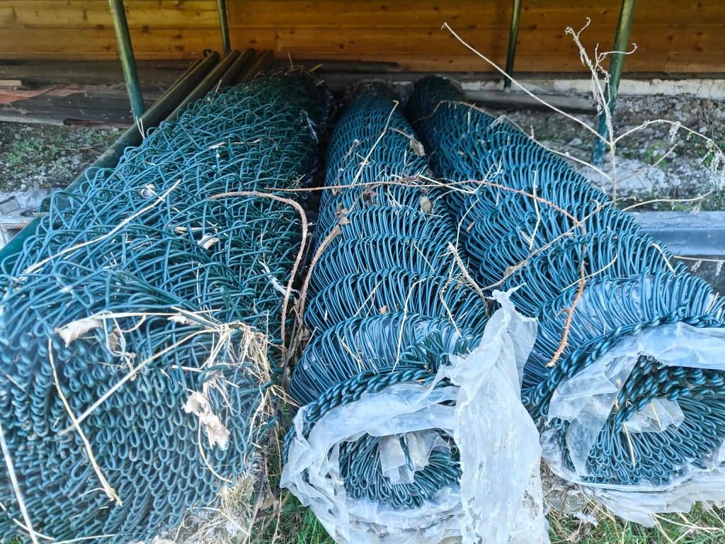 CLOTURE 60METRES, Enlèvement, Neuf, Clôture en treillis métallique double