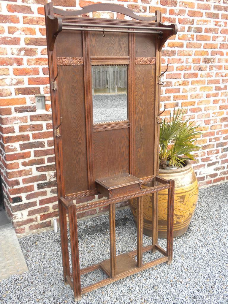 rustiek houten kapstok, Ophalen, Gebruikt, Staande kapstok, 150 tot 200 cm