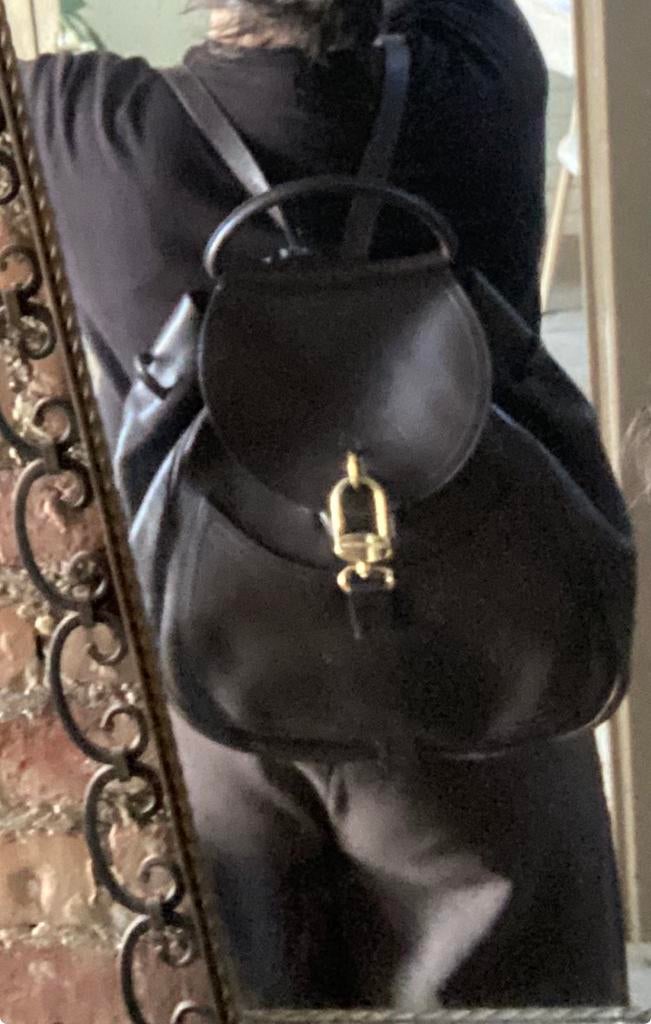 Delvaux lucifer rugzak, Enlèvement, Utilisé, Brun, Autres types