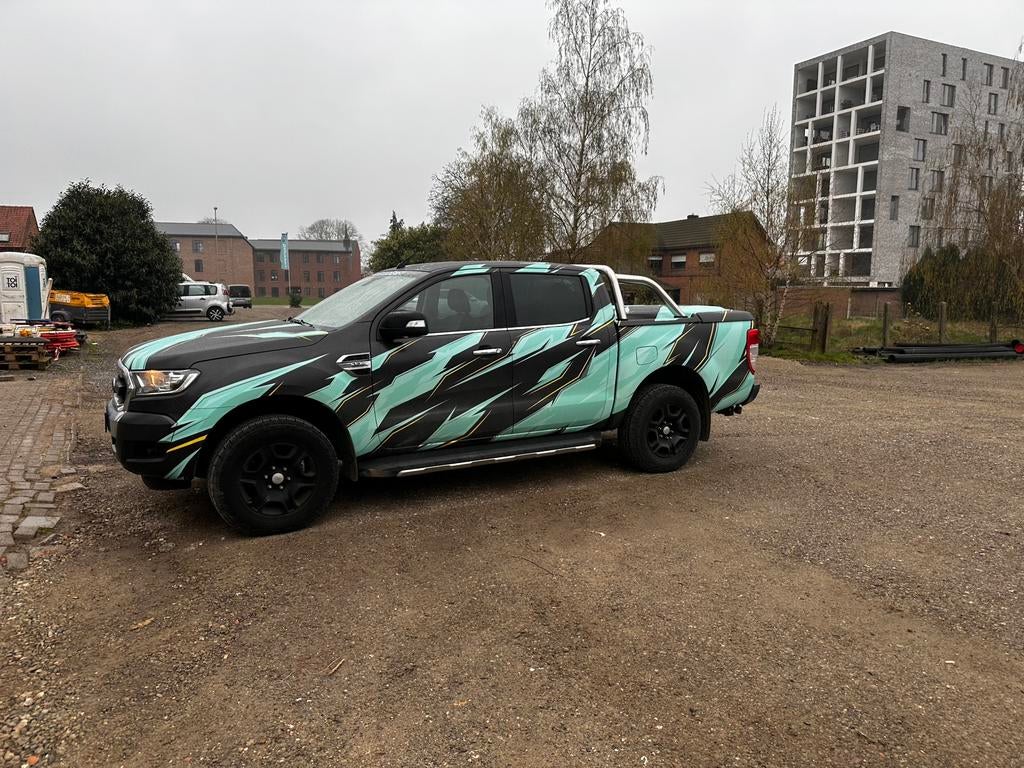 Ford ranger 3.2, Auto's, Automaat, 4 deurs, Zwart, Leder