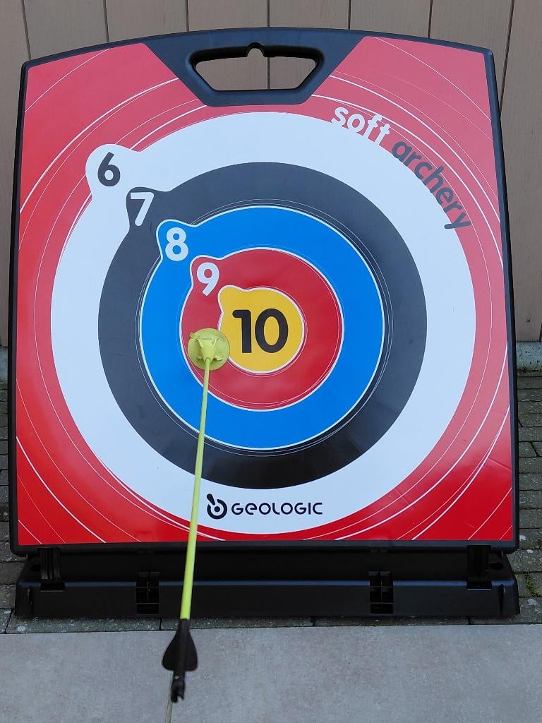 Boogschietset met zuignap Decathlon vanaf 8 jr, Kinderen en Baby's, Ophalen, Gebruikt